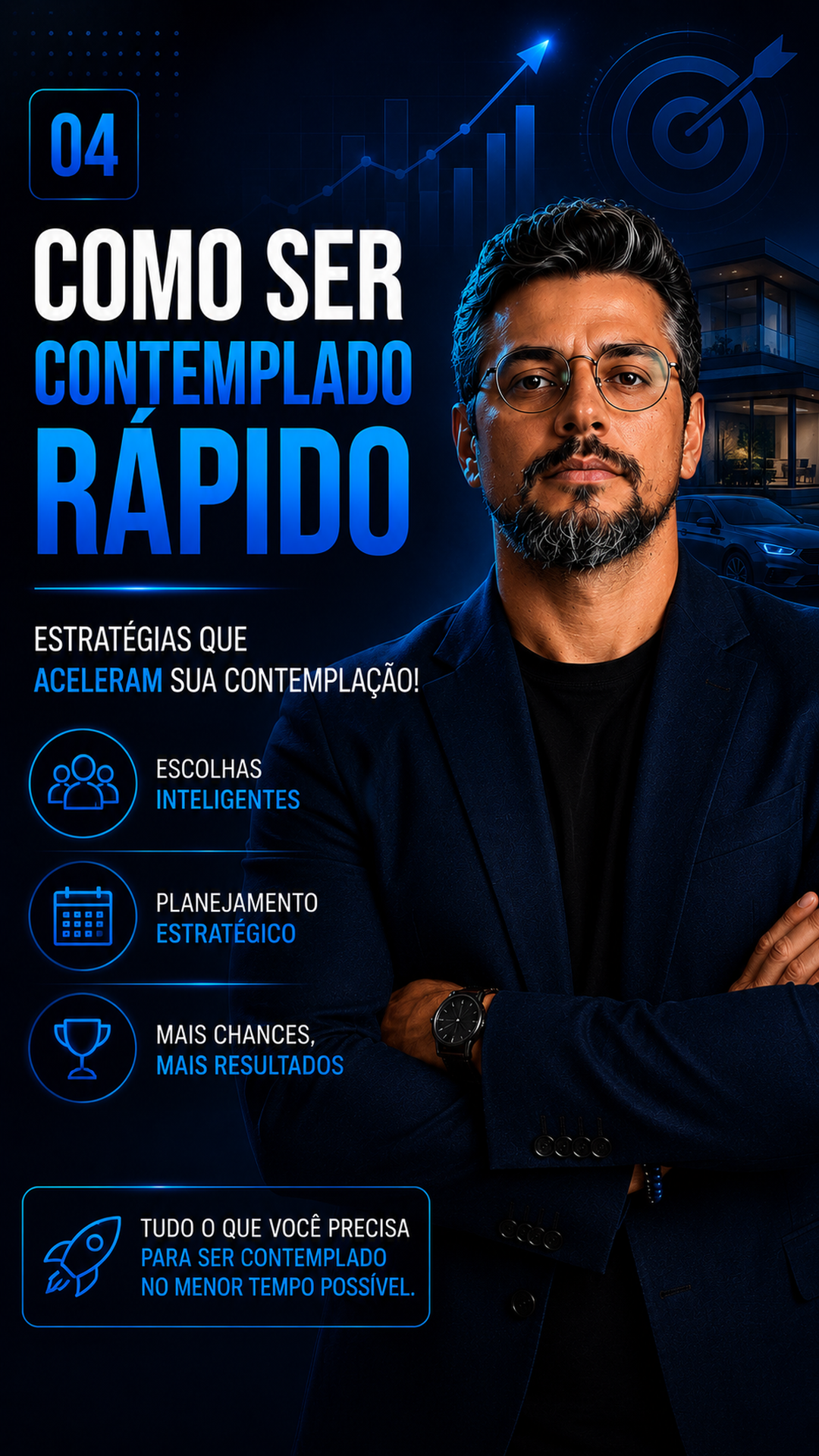 Capa do vídeo: Como ser contemplado rápido